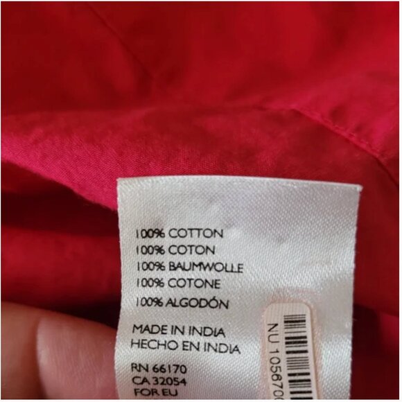 Free People Bluebell Maxi Dress in Sangria Sunset Pink Cotton size M - Picture 7 of 8